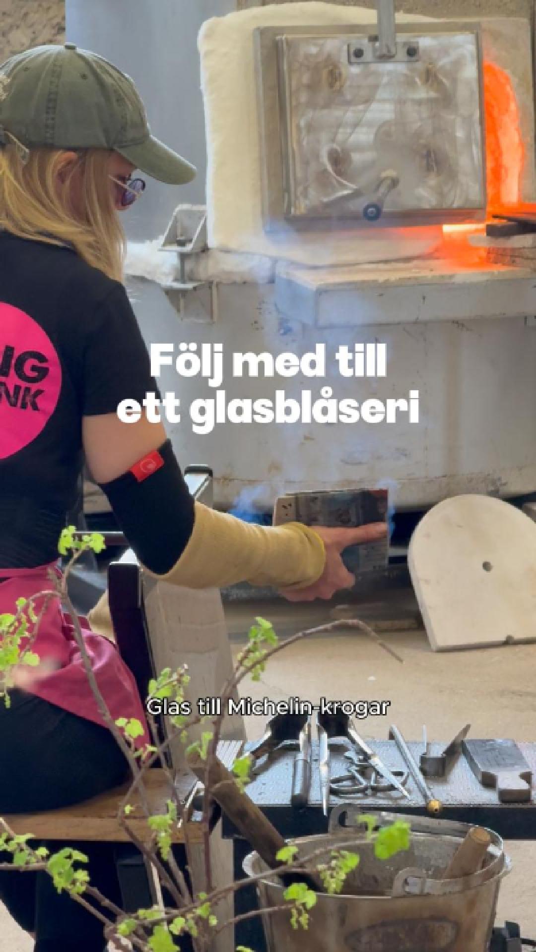 Känt glasblåseri mitt på Gotland